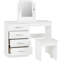 Cascio Dressing Table Set with Mirror-68483409