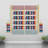 47.24'' Wall-Mounted Display Rack Wrapping Paper Ribbon Holder-176035688