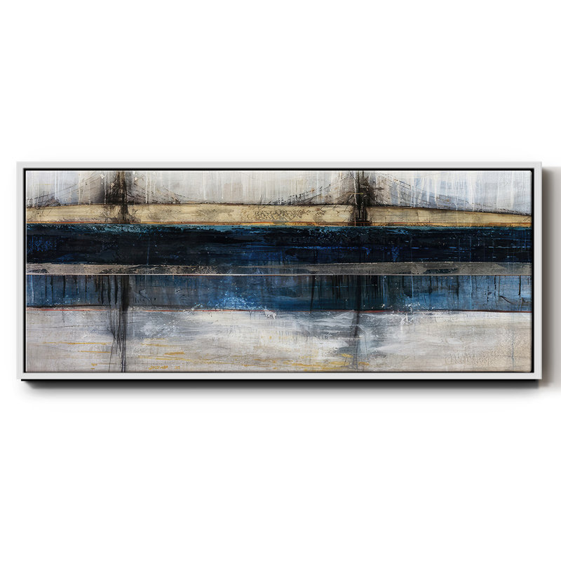 City Blue - Framed Canvas