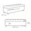Banc de rangement en cuir 60 po-277219756