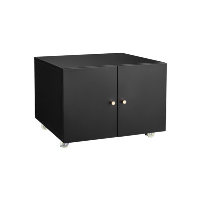 2 Door Steel Copier Stand - Mobile With Smooth Surface And Secure Storage Feature Office Furniture File Cabinet 4 Universal Wheels Extra Space by Ebern Designs
