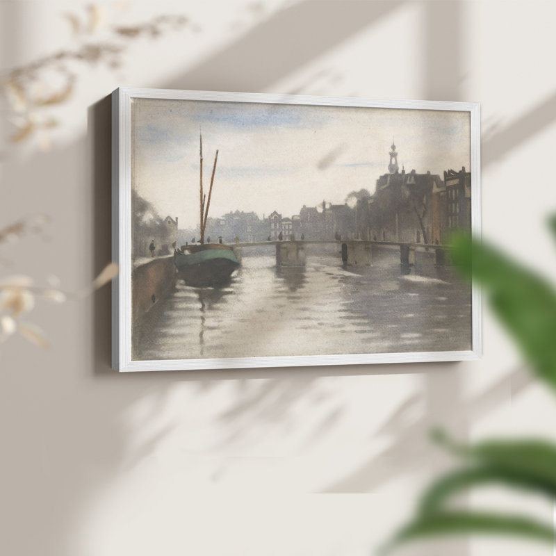 Paysages rétro-CCDV-reproduction encadrée, H 22 po x l 28 po, Blanc