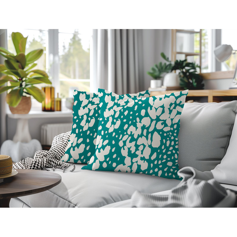 Oreiller réversible intérieur / extérieur Modo, 20x20, Teal