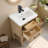 Brodnax 20" Single Bathroom Vanity with Ceramic Top-646255855