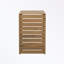 Table de patio en forme de C avec structure en bois-625784644
