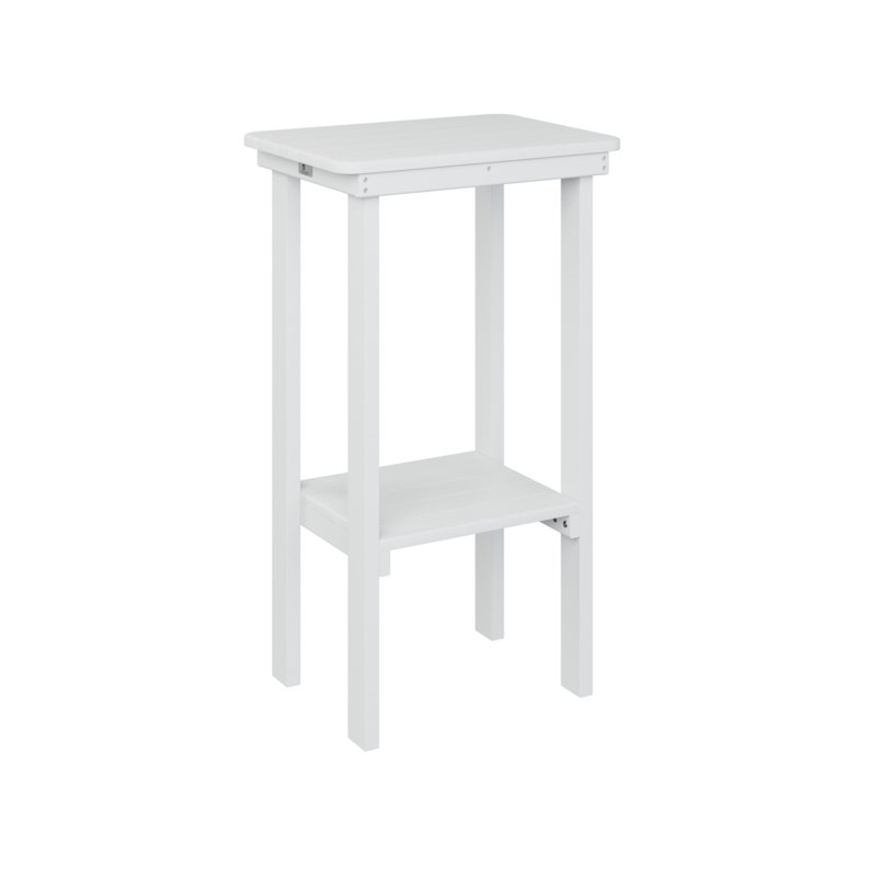 Berlin Gardens Rectangular End Bar Table, White
