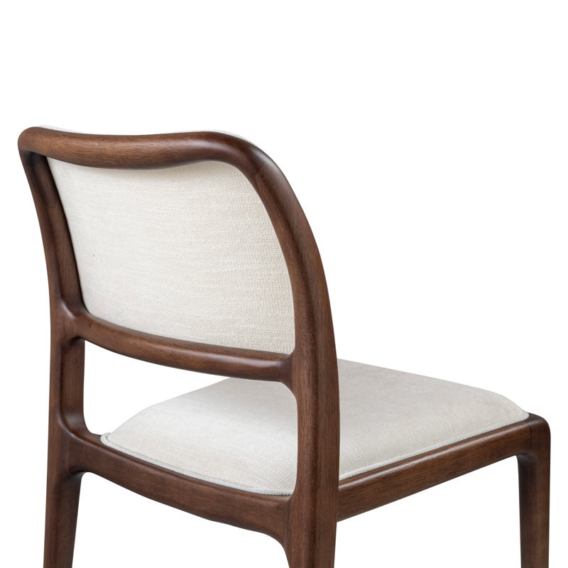 Chloe Upholstered Dining Chair, Nogal