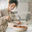 CAROTE 18-Piece Nonstick Cookware Set with Detachable Handle, Taupe