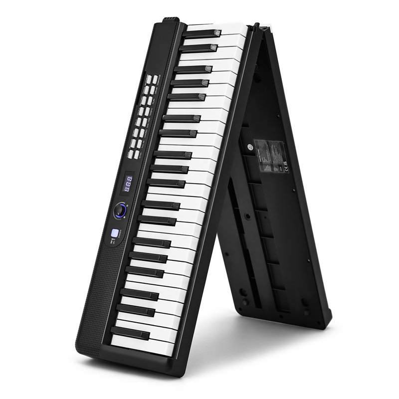 88 Key Foldable Semi-weighted Electric Piano With Lighted Up Keys
