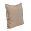 Natural Check Self-Flange Accent Pillow