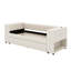 Lit rembourré avec rangement et lit gigogne, ports de chargement USB-1374893216