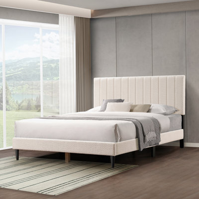 Tufted Upholstered Platform Bed