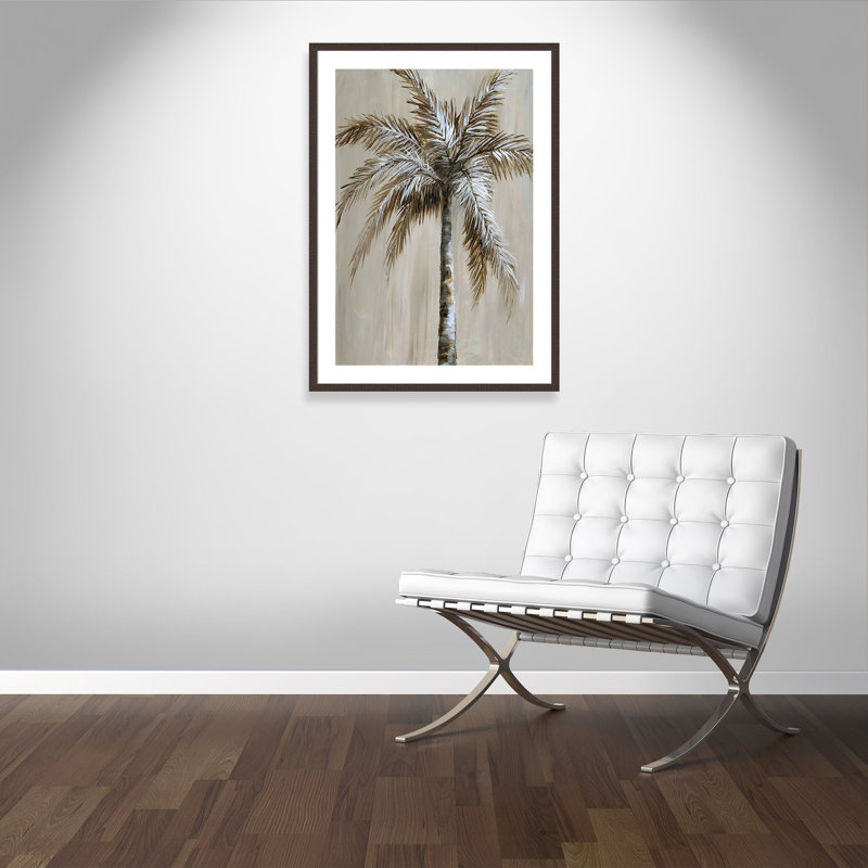 Ayzha «Palm Magic II», reproduction de peinture acrylique encadrée
