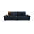 Black Chenille Modular Sofa cushion couch