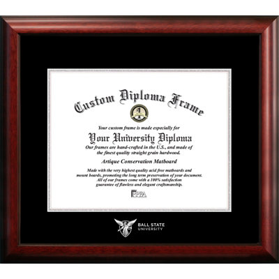 Ball State University Embossed Diploma Picture Frame