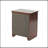 2 Drawers Pine Wood Nightstand, Cherry