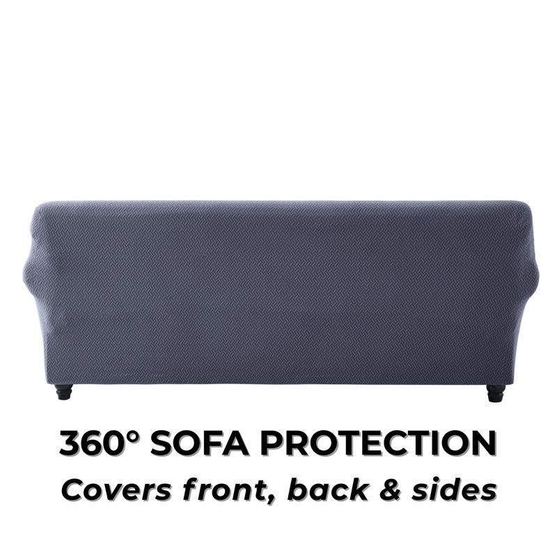 Stretch Sofa Slipcover – Elastic Fitted Spandex Couch Protector | Machine Washable, Anti-Slip, Pet & Kid Friendly | 1-4 Seater Sofa Covers