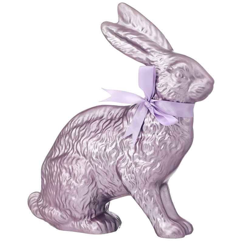 Lapin de Pâques en résine 10 po
