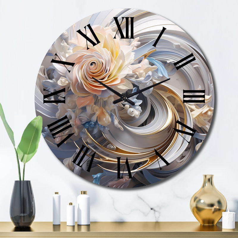 Horloge murale Cosmic Fractal, Grand