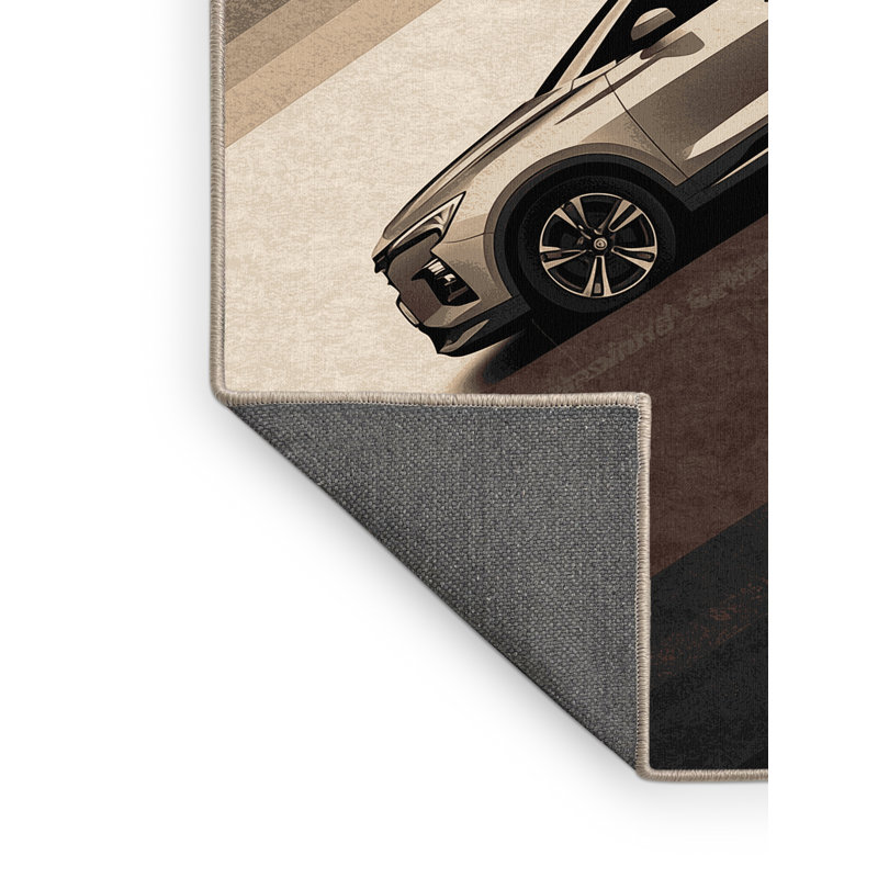 Tapis gris moelleux Edingworth, 8 x 10