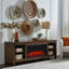 Charley 84" Electric Fireplace TV Stand-1886364644