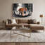 «Big Cats Indochinese Tiger», art mural sur toile-1445311747