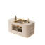 Armoire de rangement pour bijoux 55,12 po blanc mat