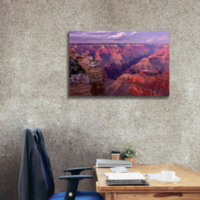 'Grand Canyon near Mather Point' by Mike Jones, Giclee Canvas Wall Art