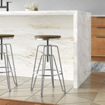 Lindzie Swivel Adjustable Height Counter Stool