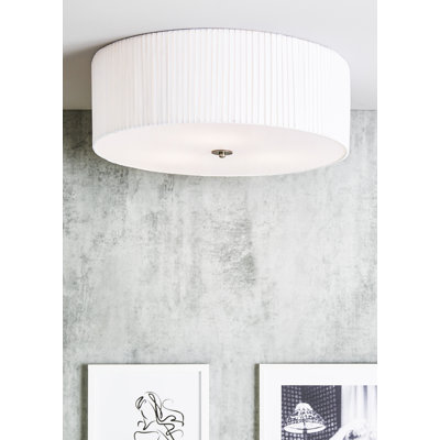 Pavlof Fabric Flush Mount