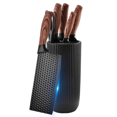 Ensemble de couteaux de cuisine 6 pièces avec bloc 6 pièces 