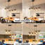 50W Max 5- Foyer Pendant - Iron, Hand-Painted, Dimmable, No Bulb Dimmable Dining Area, E26 Base