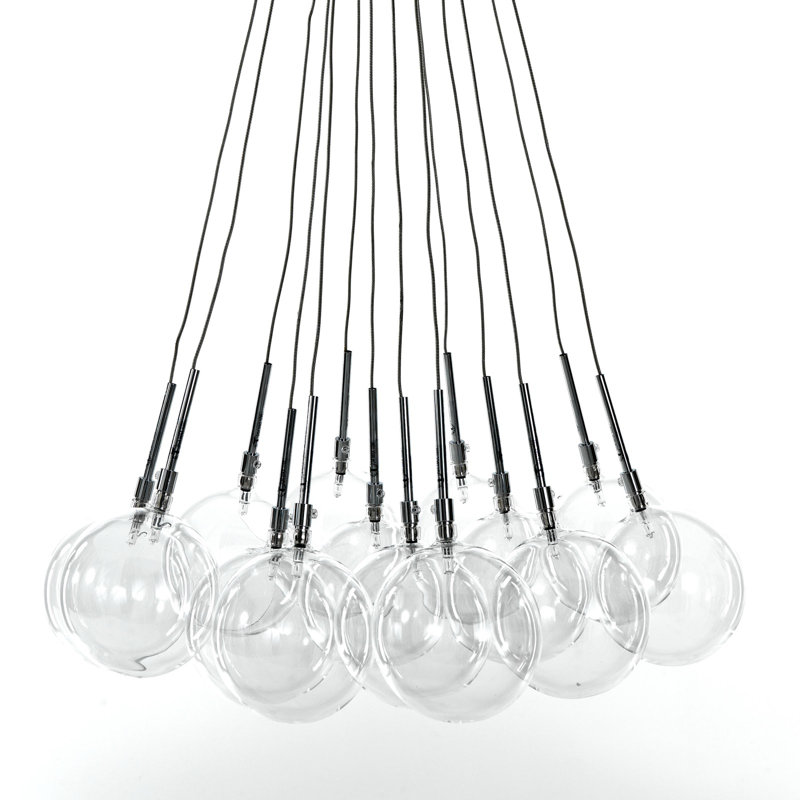 Ilsa 14 - Light Chrome Cluster Pendant