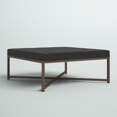 Aagna Faux Leather Ottoman