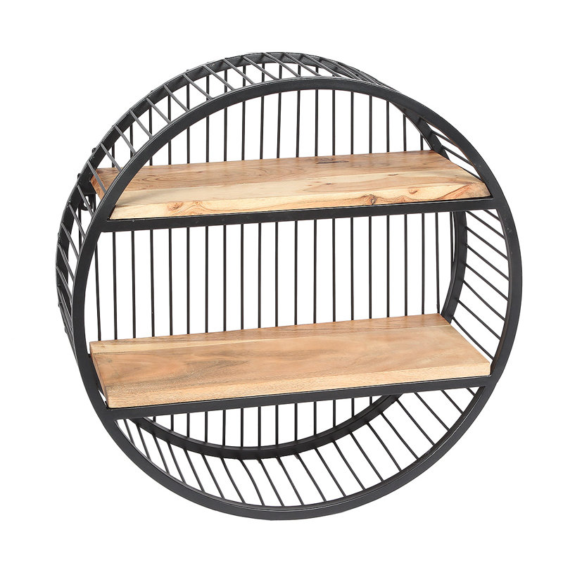 Soler 2 Piece Circular Decorative Shelf