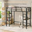 European Single (90 x 200 cm) Storage Kids Bed with Desk