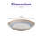 Cruise-Athena Premium Coupe Round Deep Plate, 28.74oz