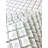 Metro 1 in. x 1 in. Glass Straight Edge Square Mosaic Wall Pool & Floor Tile