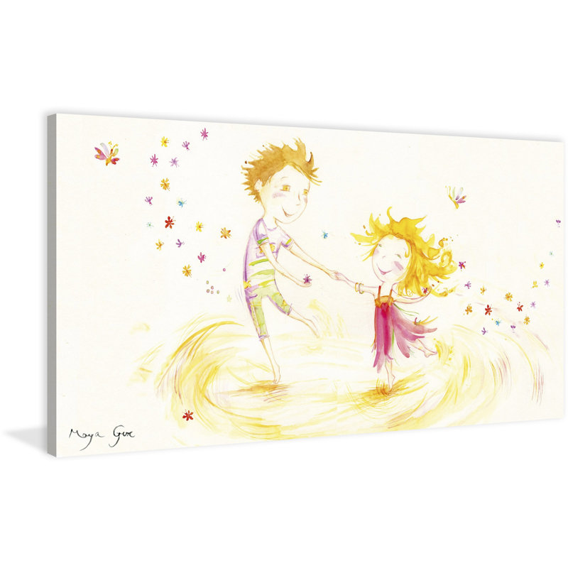 Maya Gur - Wrapped Canvas Painting, 57cm H x 114cm W x 3.81cm D