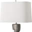 Lampe de table en nickel Sanaiah