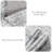 Vintage Distressed Non Slip Washable Rug(Grey)-745590377