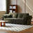 French Retro Green Sofa