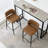 Metal Frame PU Leather Barstool-93075638