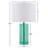 Glass Table Lamp Blue See Below
