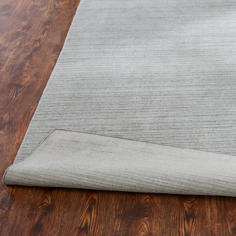 Hollmon Handmade Striped Area Rug, Rectangle 10' x 14'
