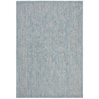 Tapis d'intérieur / extérieur de couleur unie Amedee Performance