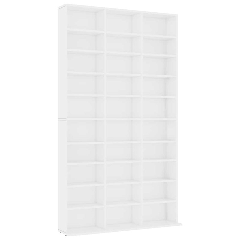 Bookcase, White, 177.5cm H x 102cm W x 16cm D