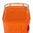 Chariot de rangement à 3 niveaux avec 4 tiroirs et roulettes - H 31,1 po x l 14,17 po x P 14,17 po-107927673