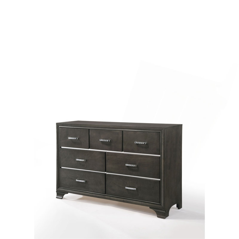 Commode à finition grise