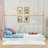 Estefania Twin Size Wood Bed with Triangle Structure-1222170385
